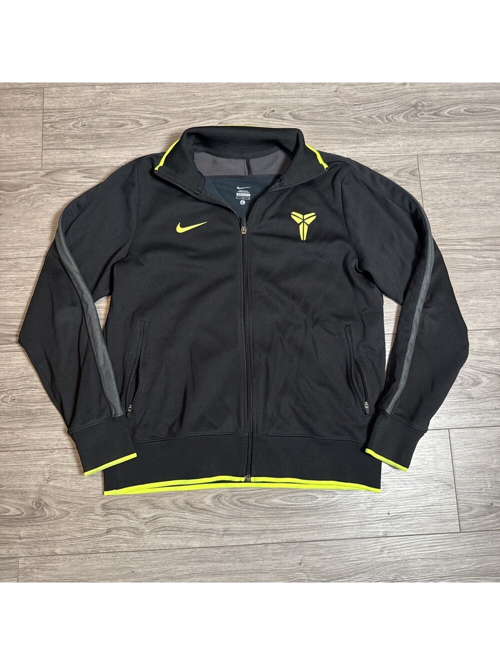 Nike Kobe Bryant Mamba Blk Green Track Jacket Athletic Men’s Large
